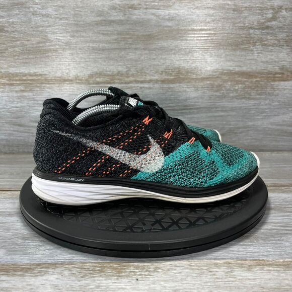 Nike Women's Flyknit Lunar 3 698182-008 Athletic Sneakers Size 7 - Picture 3 of 9